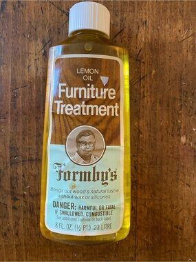 Formby's Penetrating Lemon Oil
Furniture Treatment 8 FIOz
Full NIB Brand New